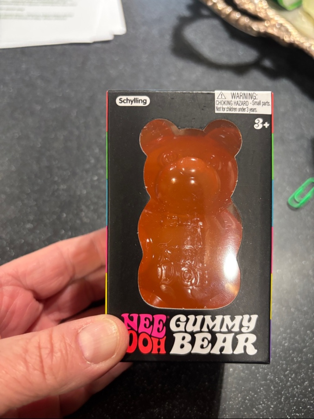 Orange Gummy Bear Toy - Nee Doh Gummy Bear